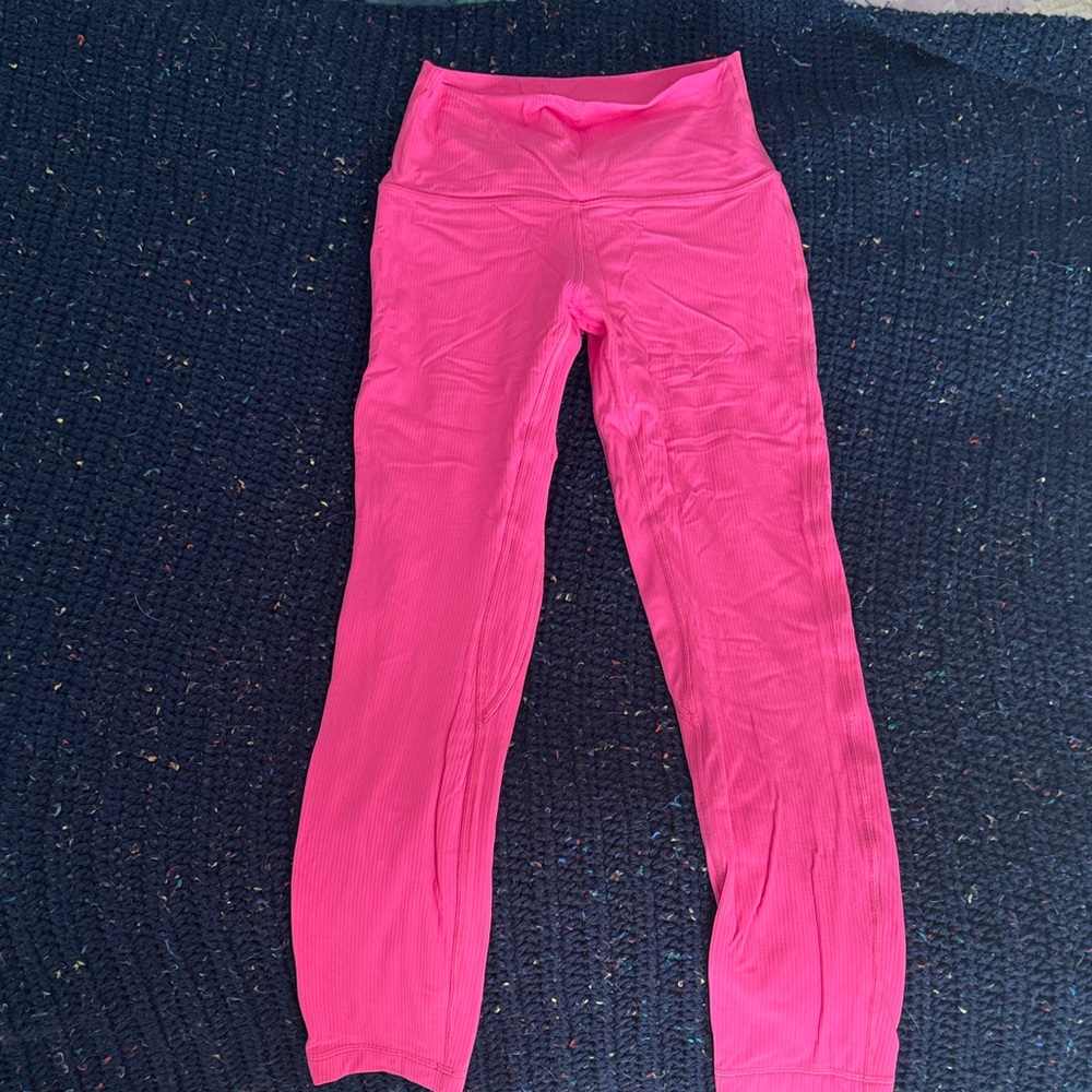 Lululemon Athletica Vibrant Pink Leggings